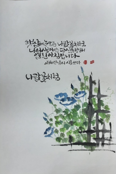 나팔꽃 처럼